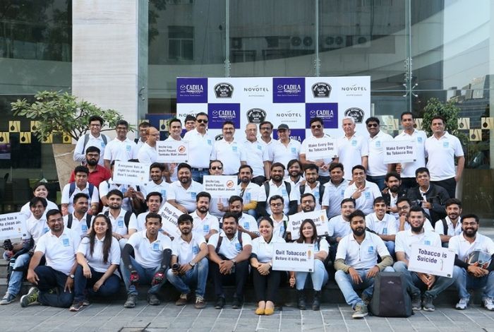 Cadila Pharma organizes a bike rally on World No Tobacco Day