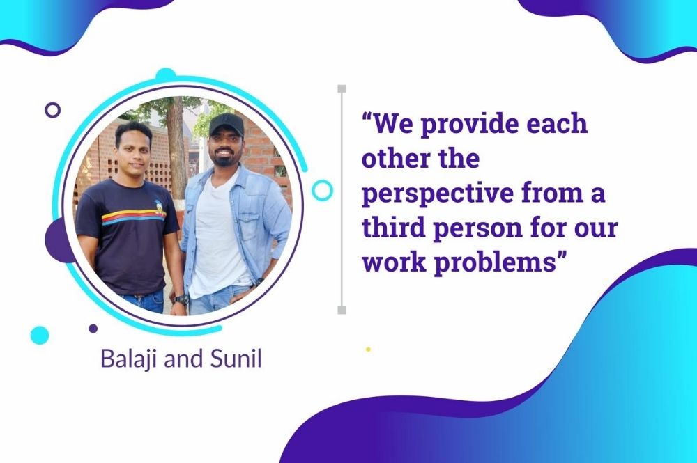 Happy at work! Celebrate Friendship’s Day with Balaji and Sunil