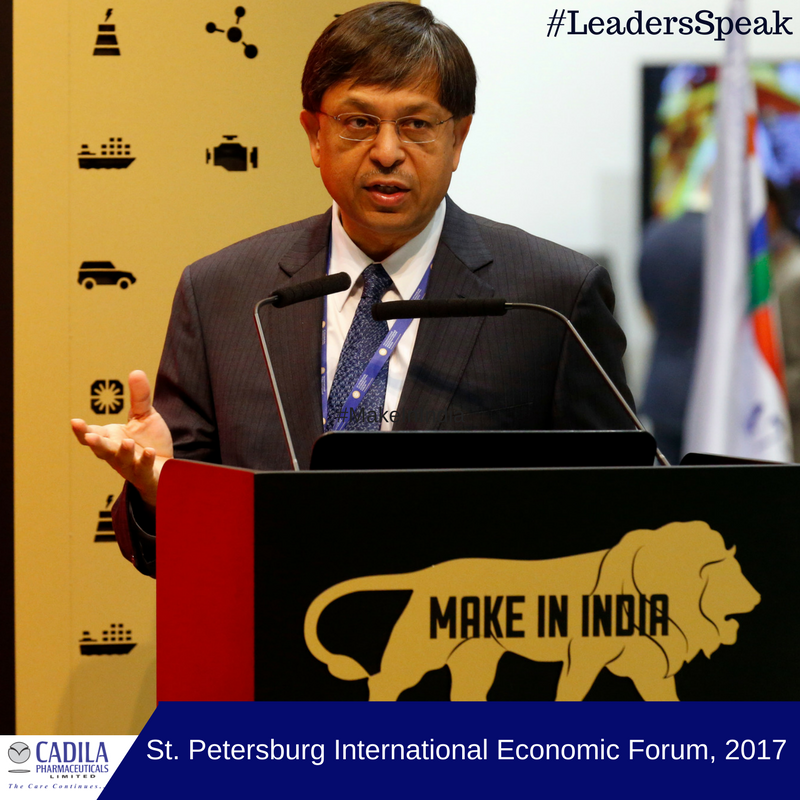Cadila Pharmaceuticals_CMD_Rajiv Modi_St Petersburg International Economic Forum Rajiv Modi, CMD, Cadila Pharmaceuticals, St Petersburg, International Economic Forum