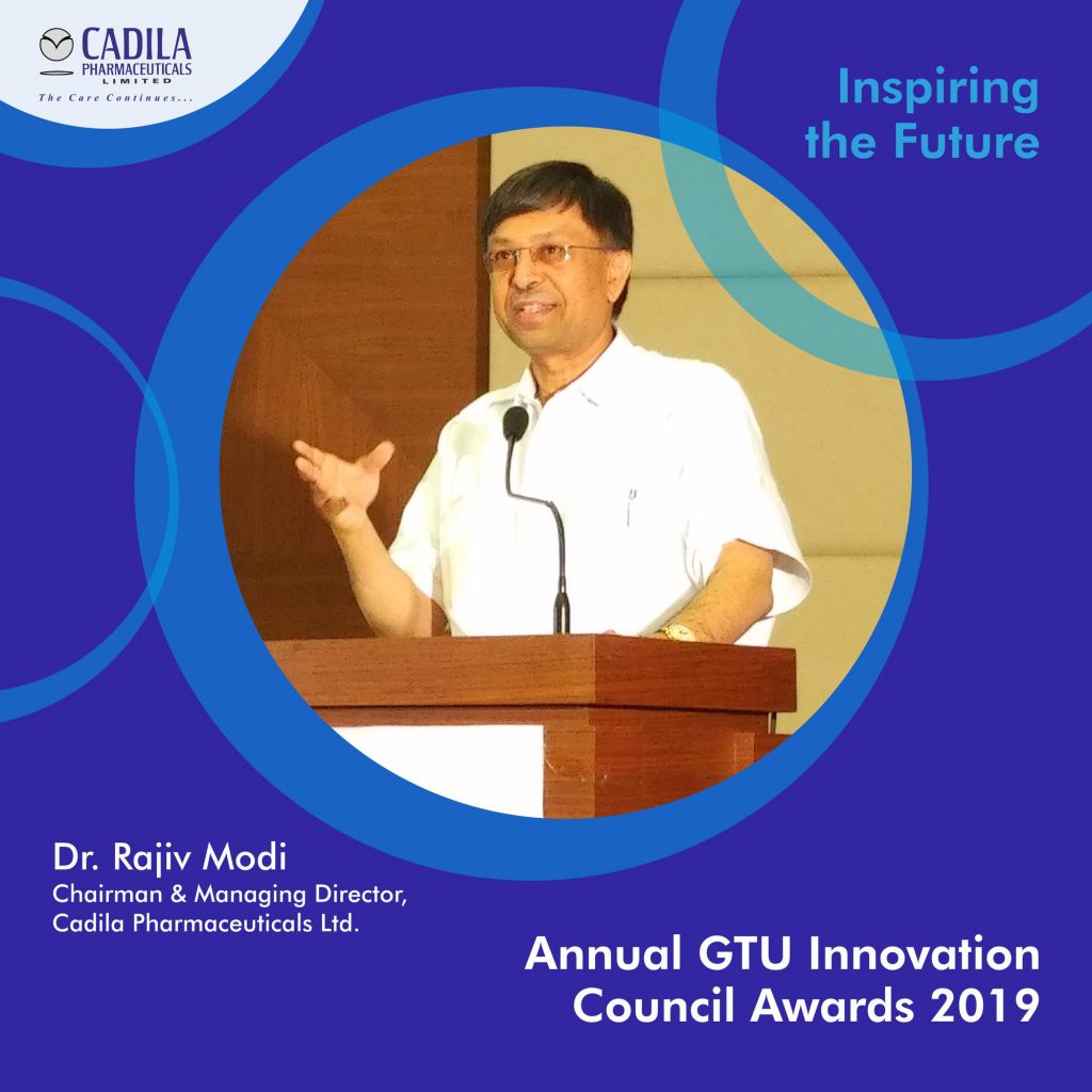 Cadila Pharmaceuticals_CMD_Rajiv Modi_was Guest of Honour at the Annual Gujarat Technical University_2.PNG Rajiv Modi, Dr Rajiv Modi, CMD Cadila Pharmaceuticlas, GTU